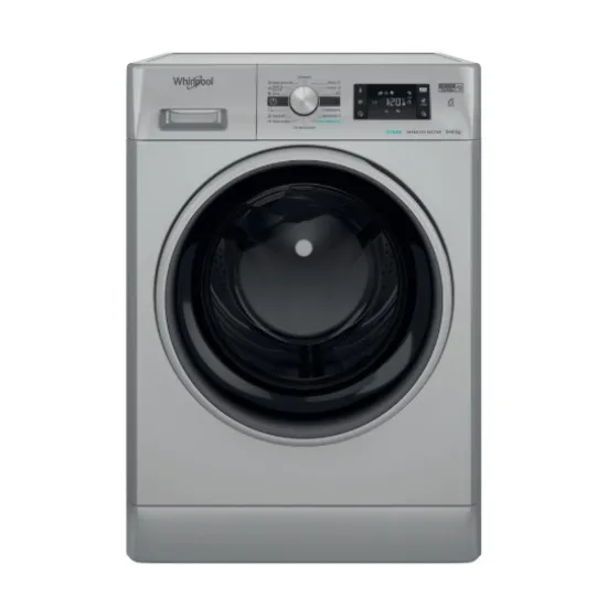 Whirlpool FFWDB964489SBSVEE mosó-szárítógép, 9/6 kg, gőz, inverter motor, 59.5x54x85 cm, ezüst szín
