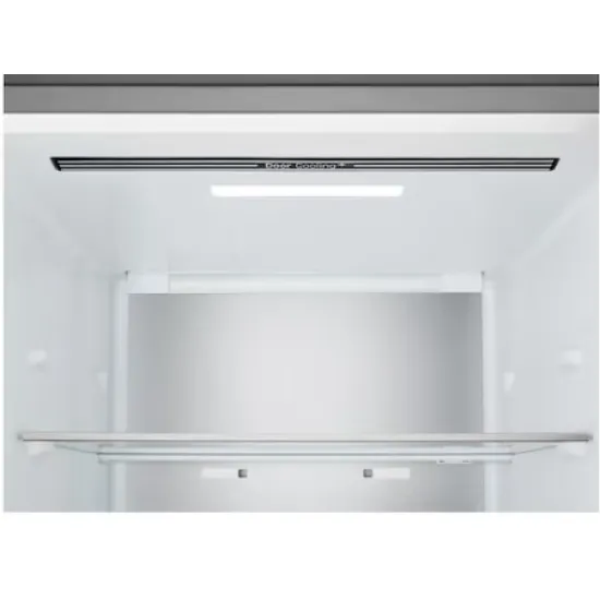 LG GBBS726CMB alulfagyasztós kombinált hűtőszekrény, Smart Inverter Kompresszor, Wifi, 262/113L, 59.7x67.4x203 cm, ragyogó metál szín 