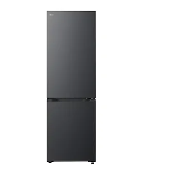 LG GBBSJ10DEP alulfagyasztós kombinált hűtőszekrény, 220/113L, Wifi, Inverter Kompresszor, 59.7x67.4x186 cm, matt éjfekete szín 