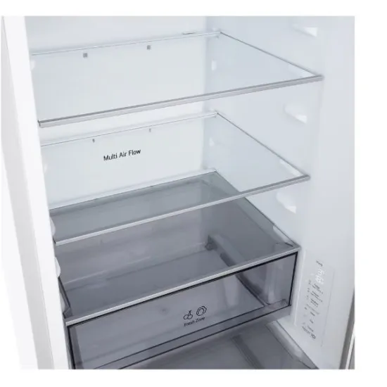 LG GBBSJ1CCSW alulfagyasztós kombinált hűtőszekrény, 220/113L, Smart Inverter Kompresszor, Wifi, 59.7x67.4x186 cm 