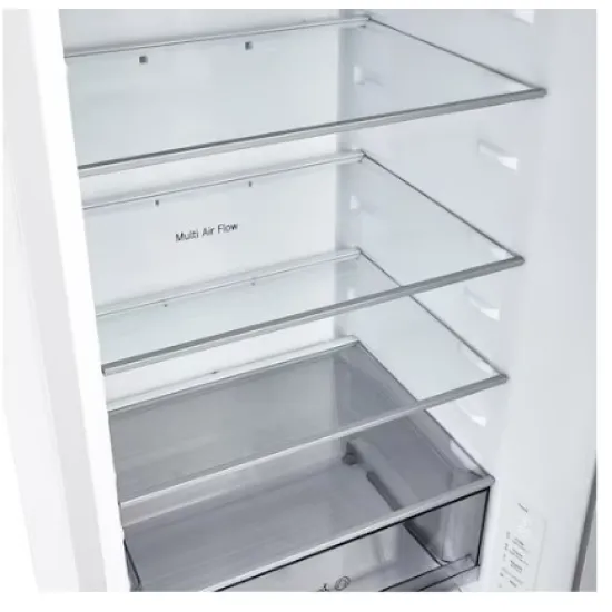 LG GBBSJ2CCSW alulfagyasztós kombinált hűtőszekrény, 262/113L, Wifi, Smart Inverter Kompresszor, 59.7x67.4x203 cm