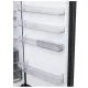 LG GBBW726CEV Total No Frost alulfagyasztós kombinált hűtőszekrény, 326/139L, Smart Inverter Kompresszor, Wifi, 69.7x70.4x203 cm, fémes fekete szín 
