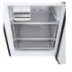 LG GBBW726CEV Total No Frost alulfagyasztós kombinált hűtőszekrény, 326/139L, Smart Inverter Kompresszor, Wifi, 69.7x70.4x203 cm, fémes fekete szín 