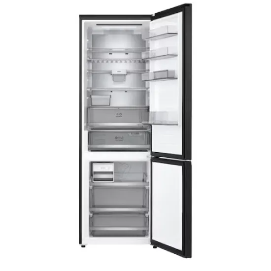 LG GBBW726CEV Total No Frost alulfagyasztós kombinált hűtőszekrény, 326/139L, Smart Inverter Kompresszor, Wifi, 69.7x70.4x203 cm, fémes fekete szín 