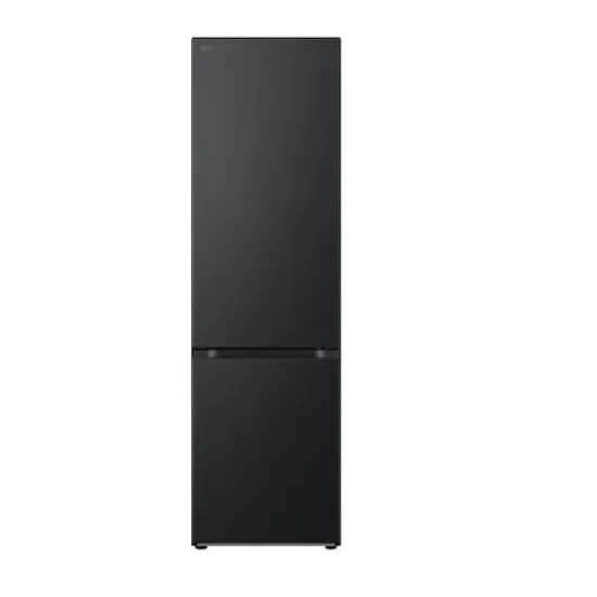 LG GBV7280DEV alulfagyasztós kombinált hűtőszekrény, Smart Inverter Kompresszor, 277/110L, 59.5x68.2x203 cm, fémes fekete szín