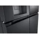 LG GMK960EV2E side by side hűtőszekrény francia ajtós kialakítással, Lineáris Inverter Kompresszor, Wifi, 91.4x72.9x179.2 cm, fémes fekete szín 