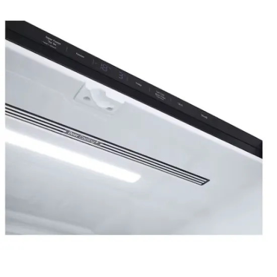 LG GMK960EV2E side by side hűtőszekrény francia ajtós kialakítással, Lineáris Inverter Kompresszor, Wifi, 91.4x72.9x179.2 cm, fémes fekete szín 