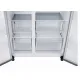 LG GSBC40PYPE side by side hűtőszekrény, 423/241L, Smart Inverter Kompresszor, 91.3x73.5x179 cm, hamvas matt ezüst szín 