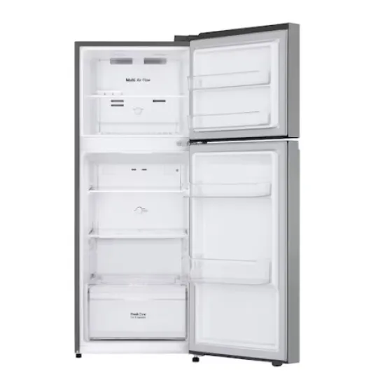 LG GTBV22PYNJ felülfagyasztós kombinált hűtőszekrény, Smart Inverter Kompresszor, 161/56L, 55.5x63.7x144.5 cm, hamvas matt ezüst szín 