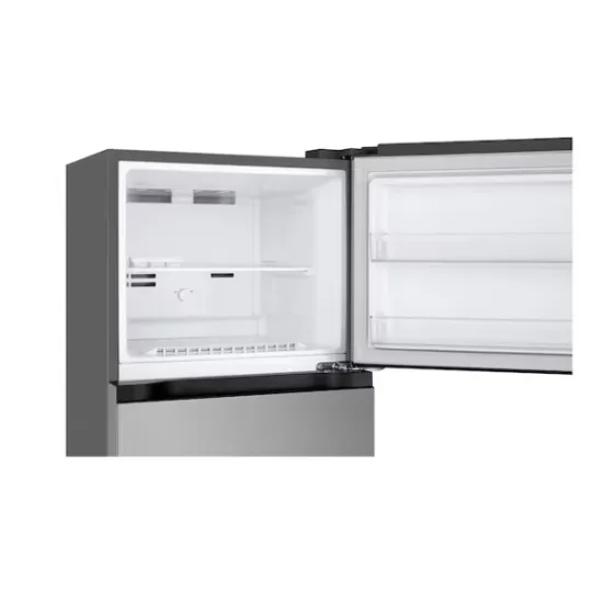 LG GTBV22PYNJ felülfagyasztós kombinált hűtőszekrény, Smart Inverter Kompresszor, 161/56L, 55.5x63.7x144.5 cm, hamvas matt ezüst szín 
