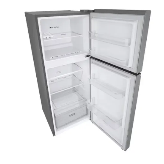 LG GTBV22PYNJ felülfagyasztós kombinált hűtőszekrény, Smart Inverter Kompresszor, 161/56L, 55.5x63.7x144.5 cm, hamvas matt ezüst szín 