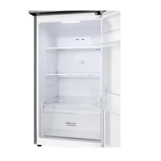 LG GTBV22PYNJ felülfagyasztós kombinált hűtőszekrény, Smart Inverter Kompresszor, 161/56L, 55.5x63.7x144.5 cm, hamvas matt ezüst szín 