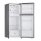 LG GTBV22PYNJ felülfagyasztós kombinált hűtőszekrény, Smart Inverter Kompresszor, 161/56L, 55.5x63.7x144.5 cm, hamvas matt ezüst szín 