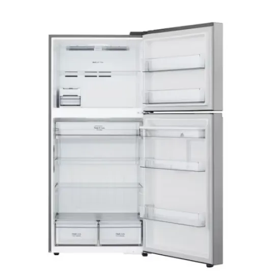 LG GTFV61PYBQD felülfagyasztós kombinált hűtőszekrény, Wifi, Smart Inverter Kompresszor, 425/184L, 83.1x74.1x186 cm, hamvas matt ezüst szín 