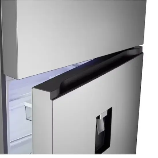 LG GTFV61PYBQD felülfagyasztós kombinált hűtőszekrény, Wifi, Smart Inverter Kompresszor, 425/184L, 83.1x74.1x186 cm, hamvas matt ezüst szín 