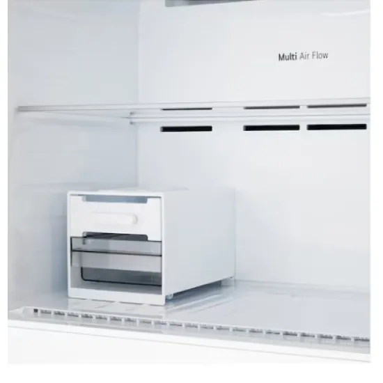 LG GTFV61PYBQD felülfagyasztós kombinált hűtőszekrény, Wifi, Smart Inverter Kompresszor, 425/184L, 83.1x74.1x186 cm, hamvas matt ezüst szín 