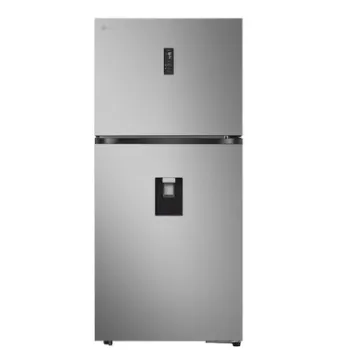 LG GTFV61PYBQD felülfagyasztós kombinált hűtőszekrény, Wifi, Smart Inverter Kompresszor, 425/184L, 83.1x74.1x186 cm, hamvas matt ezüst szín 