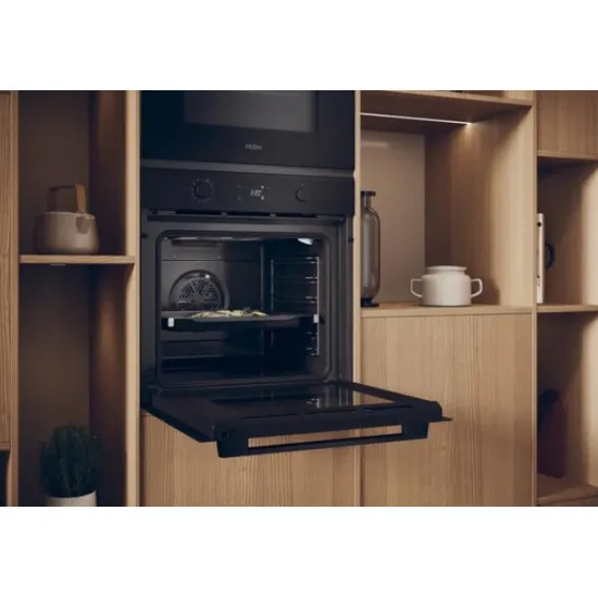 Haier H6 ID23B4HTB beépíthető sütő, 78L, Wifi, 59.5x56.8x59.5 cm, fekete szín 