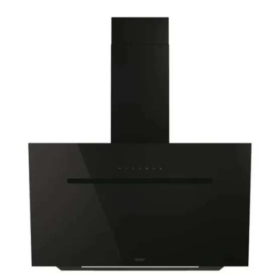 Haier HADG9CBS6BVOC beépíthető falra szerelhető döntött kürtös konyhai elszívó, 89.8x35.6x60 cm, fekete szín 