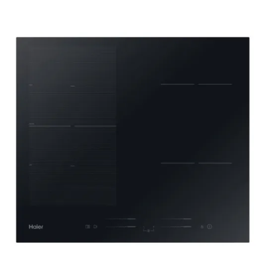 Haier HAFRSJ64MC beépíthető indukciós kerámialap, 59x52x5.6 cm, fekete szín