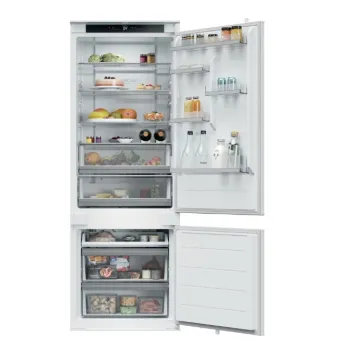 Haier HBQW5719E Total No Frost beépíthető alulfagyasztós kombinált hűtőszekrény, 281/101L, Wifi, 69x55x193.5 cm