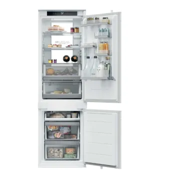 Haier HBQW7518D No Frost beépíthető alulfagyasztós kombinált hűtőszekrény, 178/73L, Wifi, 54x55x177.3 cm