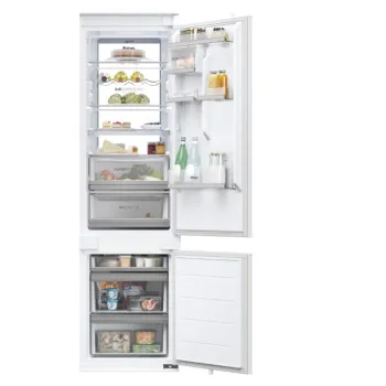 Haier HBW7519C No Frost beépíthető alulfagyasztós kombinált hűtőszekrény, 214/86L, Wifi, 54x55x193.5 cm