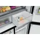 Haier HCKR7819DWGB No Frost side by side hűtőszekrény francia ajtós kialakítással, 298/161L, Wifi, 83x59.4x190 cm, fekete szín