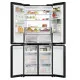 Haier HCKR7819DWGB No Frost side by side hűtőszekrény francia ajtós kialakítással, 298/161L, Wifi, 83x59.4x190 cm, fekete szín
