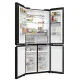 Haier HCKR7819DWGB No Frost side by side hűtőszekrény francia ajtós kialakítással, 298/161L, Wifi, 83x59.4x190 cm, fekete szín