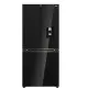 Haier HCKR7819DWGB No Frost side by side hűtőszekrény francia ajtós kialakítással, 298/161L, Wifi, 83x59.4x190 cm, fekete szín