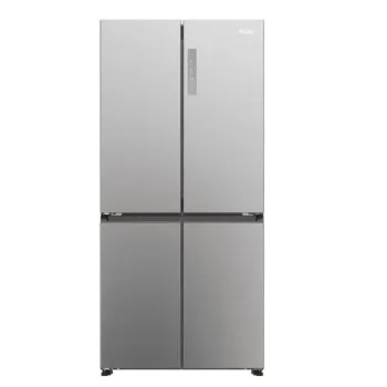 Haier HCR3818ENMM No Frost side by side hűtőszekrény francia ajtós kialakítással, 311/156L, inverter kompresszor, 83.3x65x181.5 cm, New Platinum inox szín 