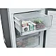 Haier HDPR3618DNPK No Frost alulfagyasztós kombinált hűtőszekrény, Wifi, 235/120L, 59.5x66.7x185 cm, inox szín