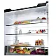 Haier HFKR7819DNGB No Frost side by side hűtőszekrény francia ajtós kialakítással, 299/169L, 83x59.4x190 cm, fekete szín 