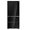 Haier HFKR7819DNGB No Frost side by side hűtőszekrény francia ajtós kialakítással, 299/169L, 83x59.4x190 cm, fekete szín 