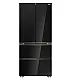 Haier HFKR7819DNGB No Frost side by side hűtőszekrény francia ajtós kialakítással, 299/169L, 83x59.4x190 cm, fekete szín 