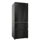 Haier HFR3718ENGB Total No Frost alulfagyasztós kombinált hűtőszekrény, 262/140L, 70x68.8x177.5 cm, fekete szín
