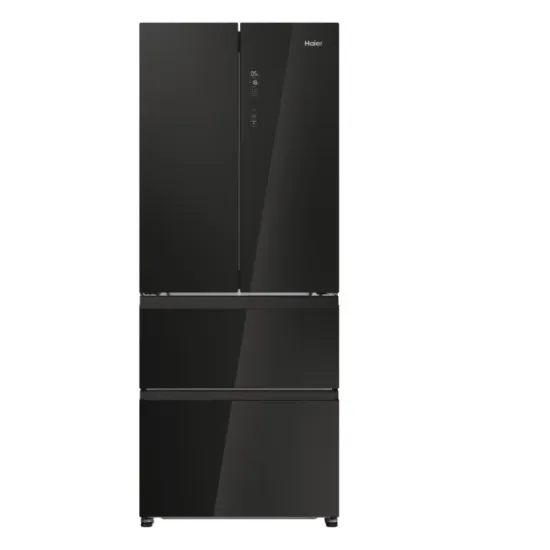 Haier HFR3718ENGB Total No Frost alulfagyasztós kombinált hűtőszekrény, 262/140L, 70x68.8x177.5 cm, fekete szín