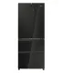 Haier HFR3718ENGB Total No Frost alulfagyasztós kombinált hűtőszekrény, 262/140L, 70x68.8x177.5 cm, fekete szín