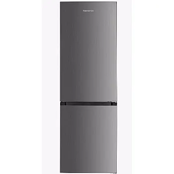 Hausmeister HM 3187 E I No Frost alulfagyasztós kombinált hűtőszekrény, 210/83L, inverter motor, 60x60x186 cm, inox szín 