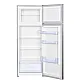 Hausmeister HM 3223 E I felülfagyasztós kombinált hűtőszekrény, 169/37L, inverter motor, 54.5x55.5x143 cm, inox szín 