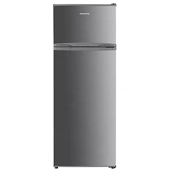Hausmeister HM 3223 E I felülfagyasztós kombinált hűtőszekrény, 169/37L, inverter motor, 54.5x55.5x143 cm, inox szín 