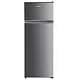 Hausmeister HM 3223 E I felülfagyasztós kombinált hűtőszekrény, 169/37L, inverter motor, 54.5x55.5x143 cm, inox szín 