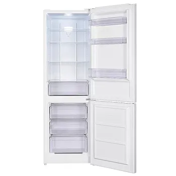 Hausmeister HM 3186 E I No Frost alulfagyasztós kombinált hűtőszekrény, 210/83L, inverter motor, 60x60x186 cm 