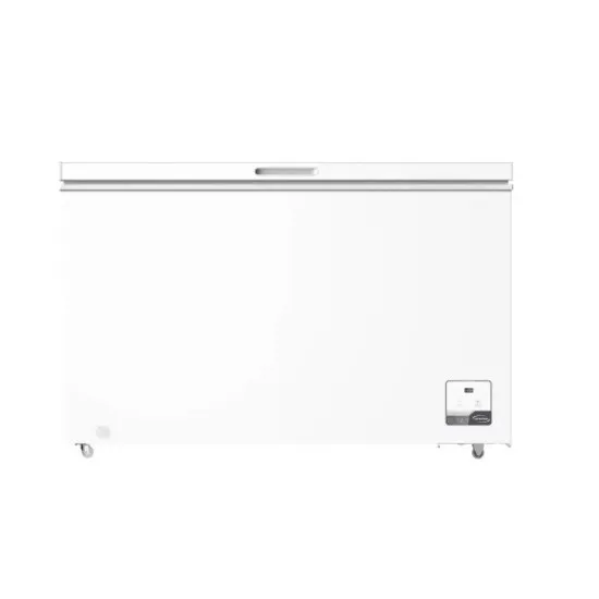 Hausmeister HM4171 fagyasztóláda, 380L liter, inverter motor, 2 az 1-ben funkció használható hűtőnek illetve fagyasztónak,127x68.5x83.5 cm