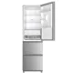 Haier HTR3518ENMX No Frost alulfagyasztós kombinált hűtőszekrény, Wifi, 196/107L, 54.5x62.2x185 cm, inox szín