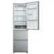 Haier HTR3518ENMX No Frost alulfagyasztós kombinált hűtőszekrény, Wifi, 196/107L, 54.5x62.2x185 cm, inox szín
