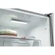Haier HTR3518ENMX No Frost alulfagyasztós kombinált hűtőszekrény, Wifi, 196/107L, 54.5x62.2x185 cm, inox szín