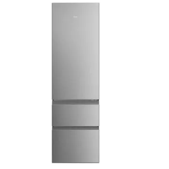 Haier HTR3620ENMG No Frost alulfagyasztós kombinált hűtőszekrény, Wifi, 289/125L, 59.5x66.7x205 cm, ezüst szín 