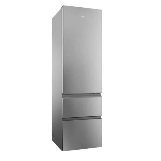 Haier HTR3620ENMG No Frost alulfagyasztós kombinált hűtőszekrény, Wifi, 289/125L, 59.5x66.7x205 cm, ezüst szín 